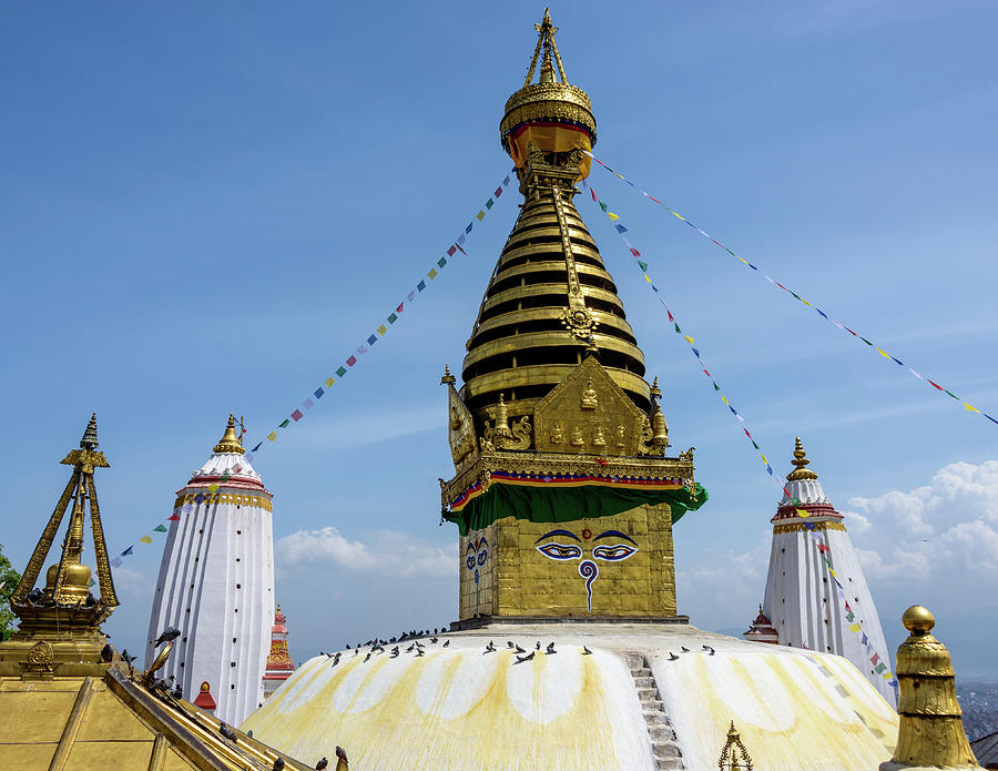 Swayambhunath stupa in Kathmandu #1 Photograph by Dutourdumonde Photography