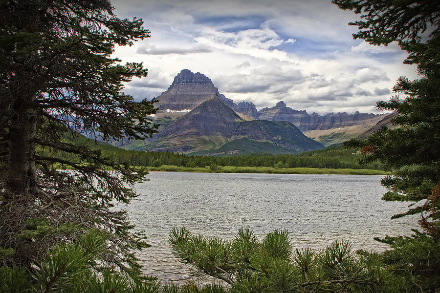 Swiftcurrent Lake Many Glacier Montana Photograph by Waterdancer