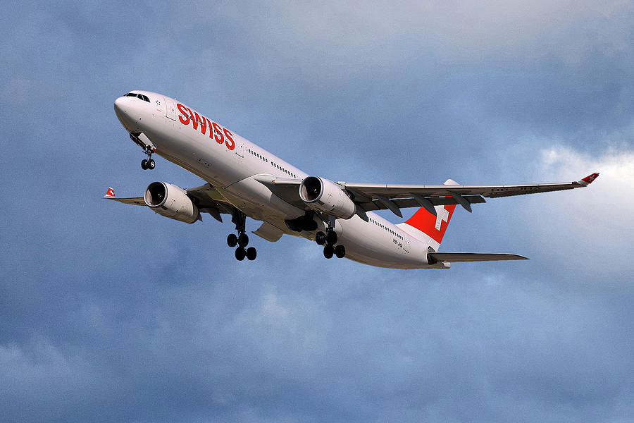 Swiss Photograph - Swiss Airbus A330-343 #1 by Smart Aviation