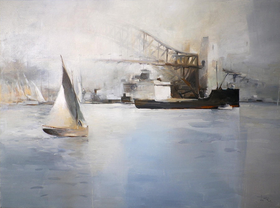 Sydney Harbour #1 Painting by Tony Belobrajdic
