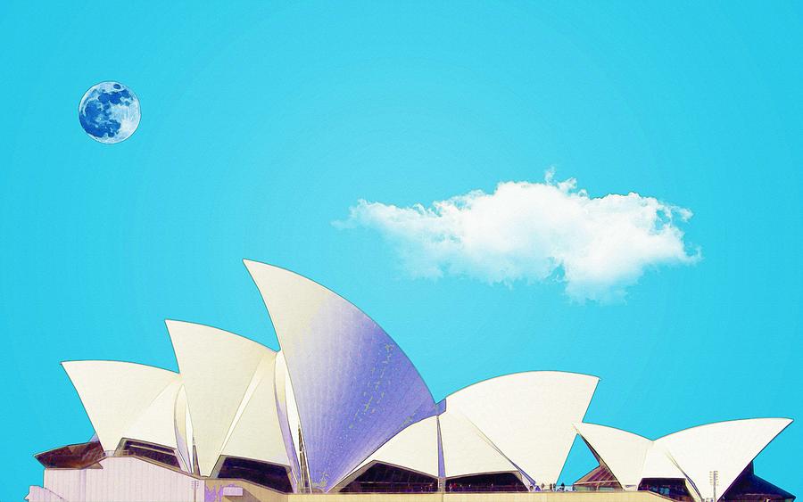 Sydney Opera House by Adam Asar 17 #2 Painting by Celestial Images