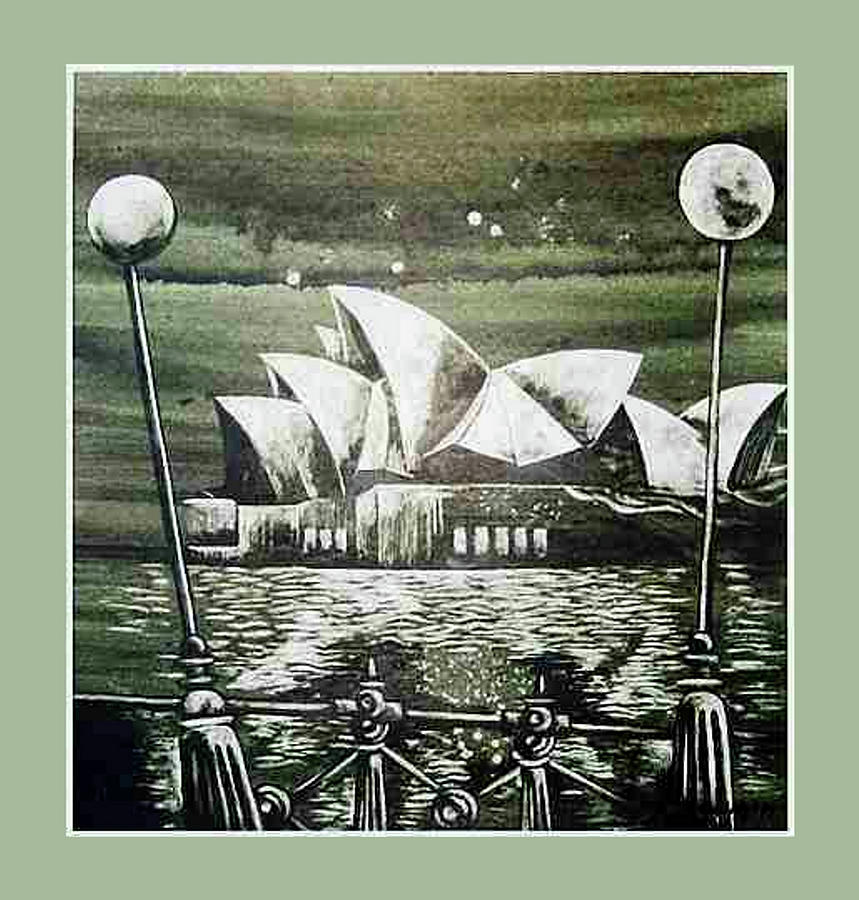 Boat Drawing - Sydney Opera House #1 by Yelena Revis