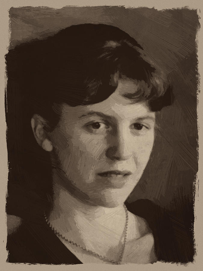 Sylvia Plath Painting