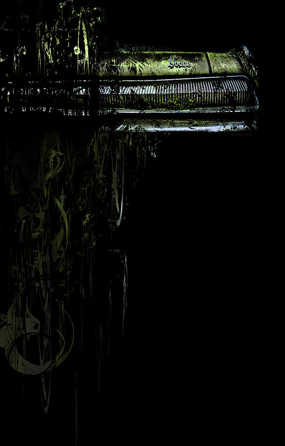 T Shirt Deconstruct Green Dodge Bumper by Glenda Wright T Shirt Deconstruct Green Dodge Bumper by Glenda Wright