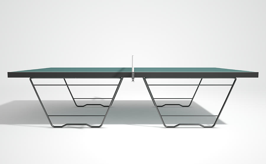 Tennis Digital Art - Table Tennis Table #1 by Allan Swart