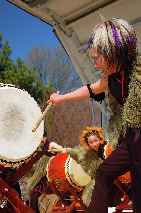 Taiko Drumming #1 Photograph by James Kirkikis