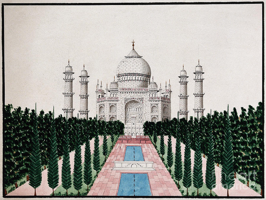 Taj Mahal, 19th Century Illustration #1 Photograph by Wellcome Images