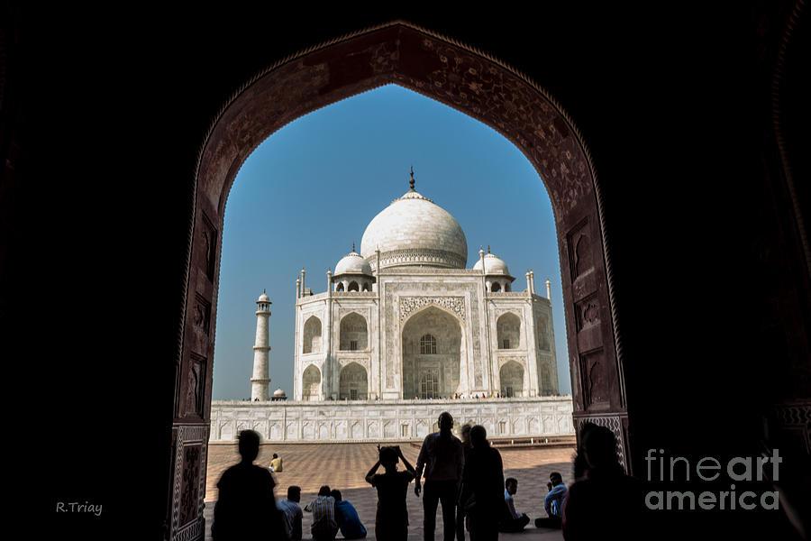 Taj Mahal from the Main Gate Photograph by Rene Triay FineArt Photos