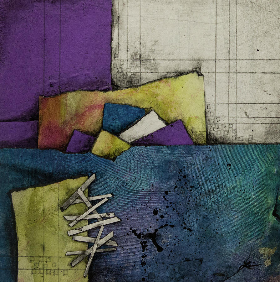 Abstract Mixed Media - Take your pick  #1 by Laura Lein-Svencner