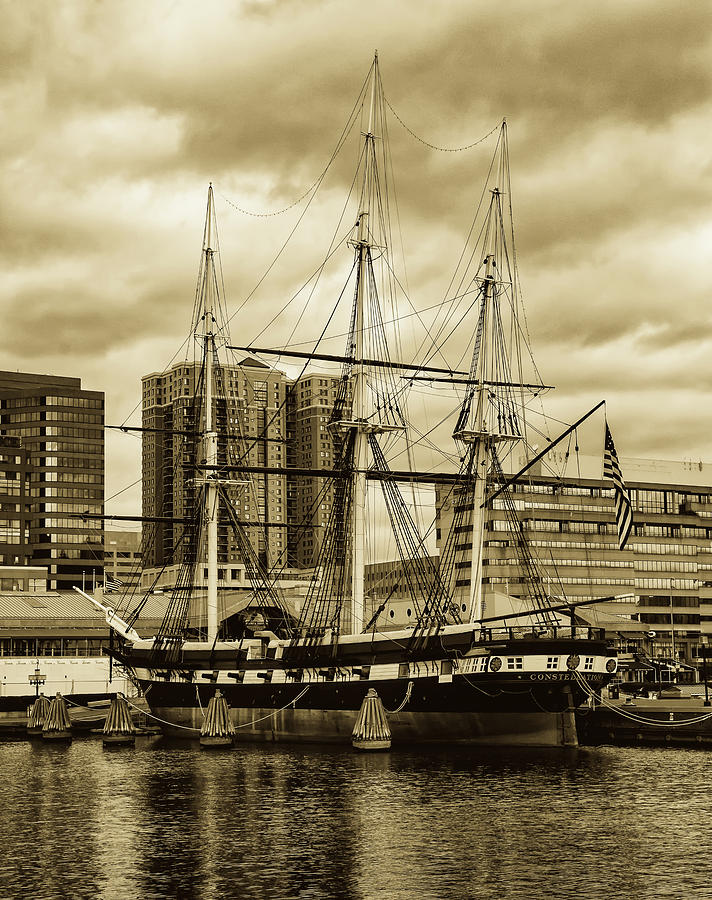 Tall Ship In Baltimore Harbor #1 Photograph by Mountain Dreams