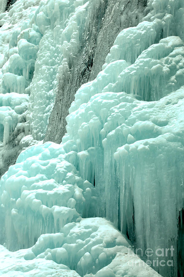 Tangle Falls Blue Ice Spectacular Photograph by Adam Jewell
