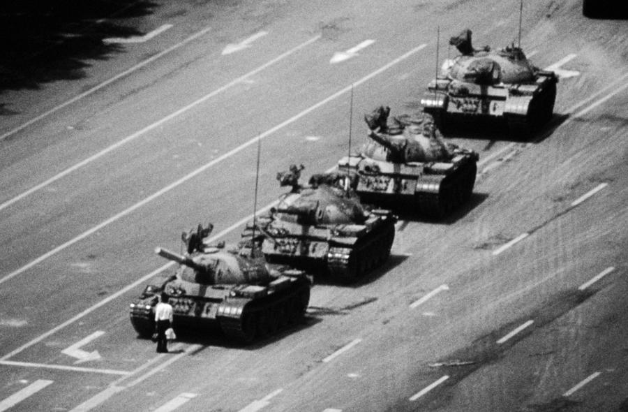 Tank Man Photograph by Jeff Widener - Fine Art America