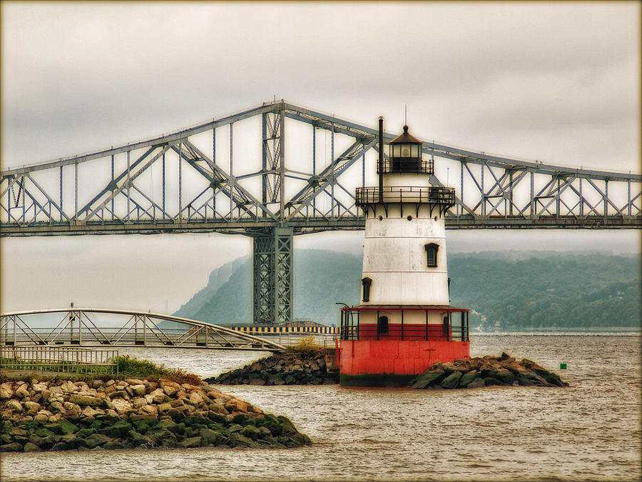 Lighthouse Photograph - Tarrytown Lighthouse #1 by June Marie Sobrito