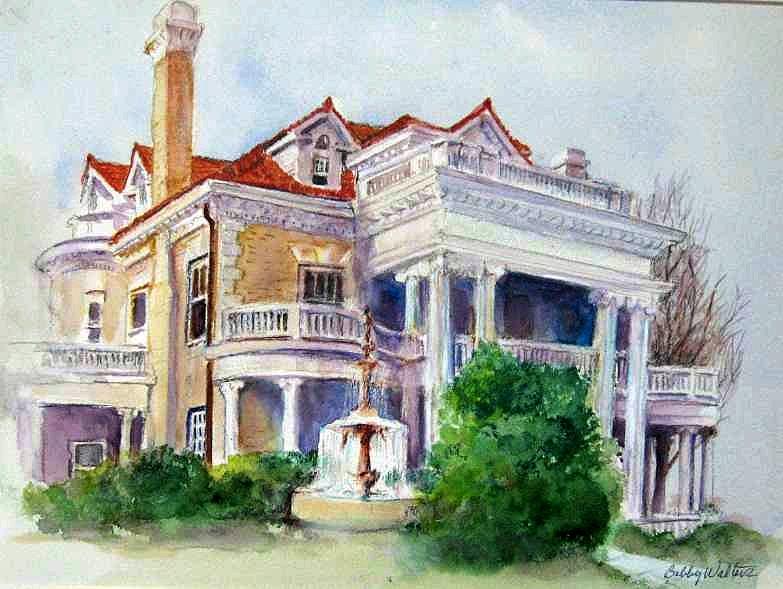 Tatum Mansion #1 Painting by Bobby Walters