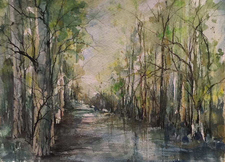 Bayou Liberty Painting by Robin Miller-Bookhout
