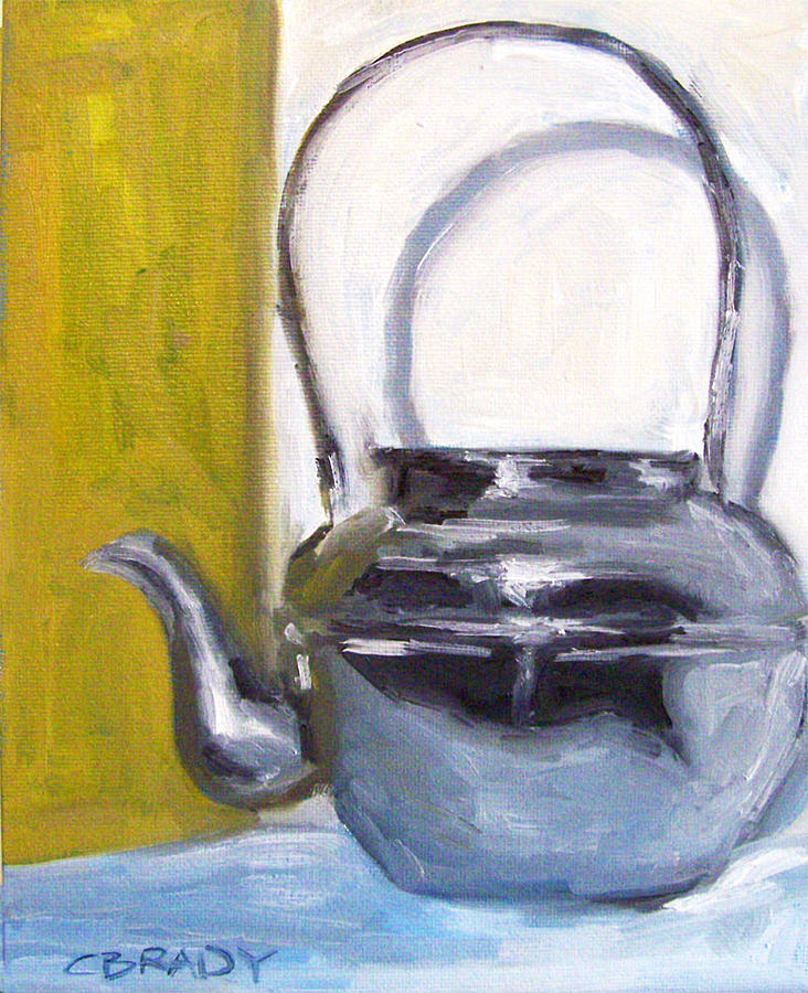 Still Life Painting - Teapot #1 by Chelsie Brady