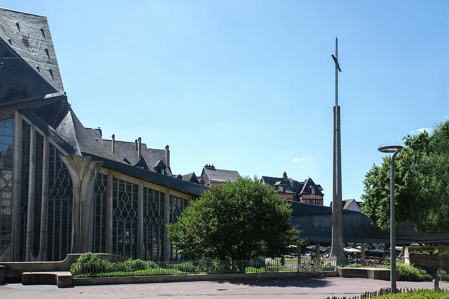 Temple of Joan of Arc in Rouen France #1 Digital Art by Carol Ailles
