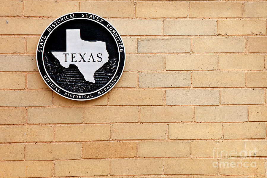 Texas Historical Landmark Marker #2 Photograph by Anthony Totah