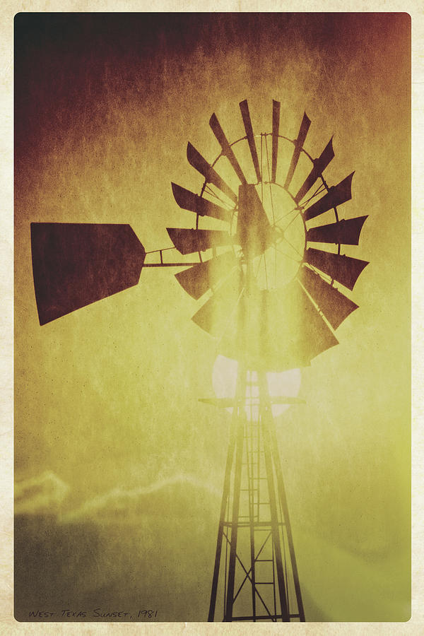 Texas Panhandle Windmill #1 Photograph by Garry McMichael