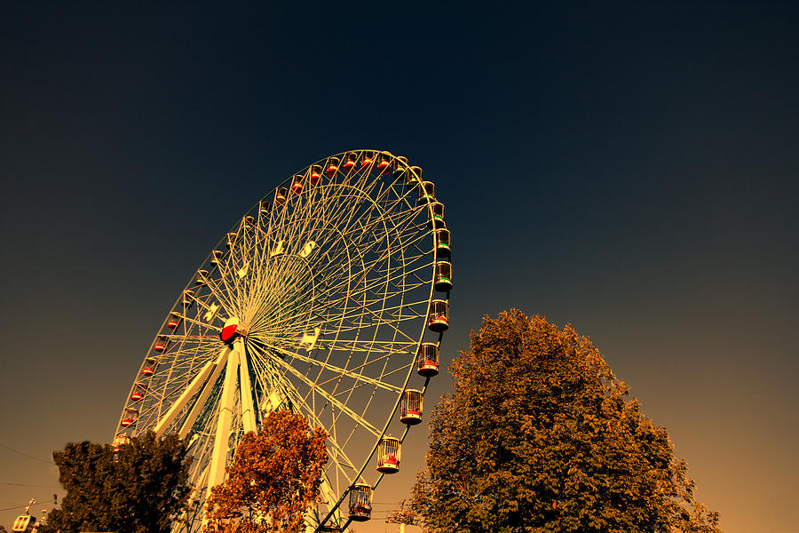 Texas Star Ferris Wheel #1 Photograph by Douglas Barnard