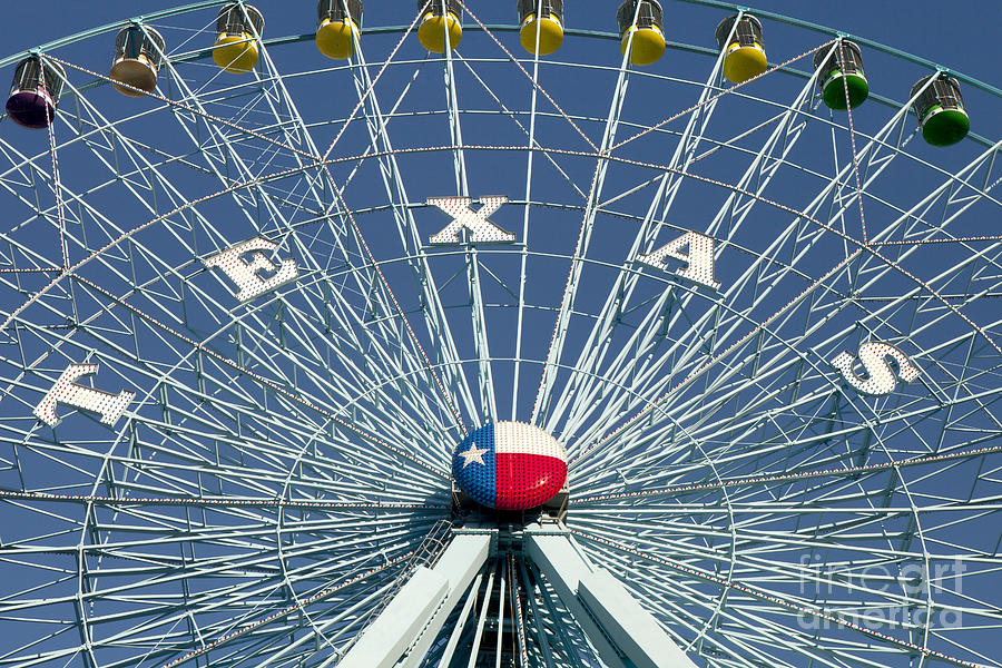 Texas Star Ferris Wheel in Dallas TX #1 Photograph by Anthony Totah