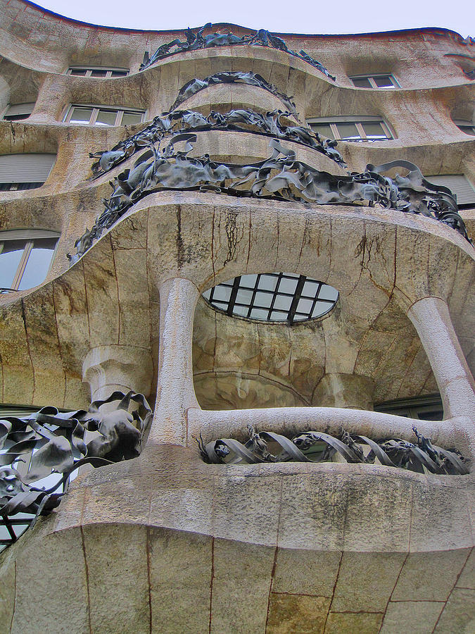 Architecture Photograph - Textures. Gaudi. Modern style. #1 by Andy i Za