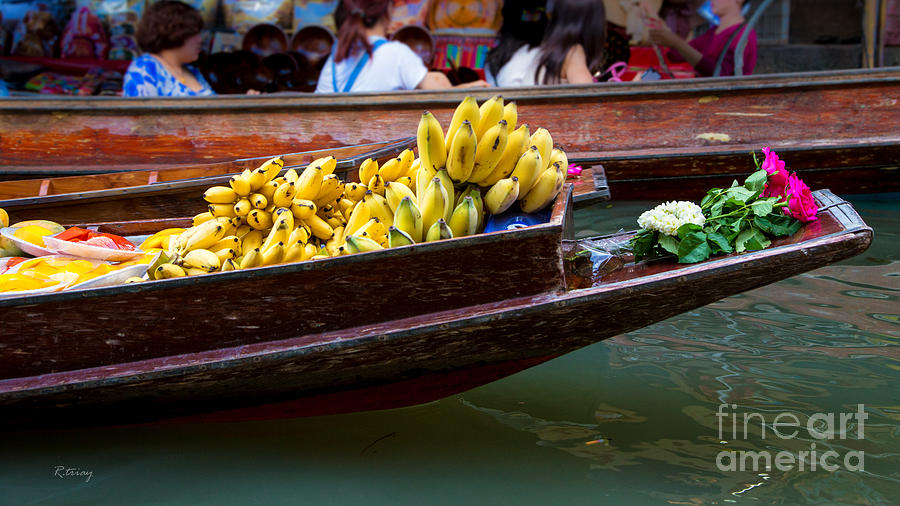 The Offering- Thailands Floating Market Photograph by Rene Triay FineArt Photos
