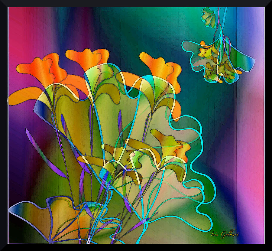 Thanksgiving bouquet #1 Digital Art by Iris Gelbart
