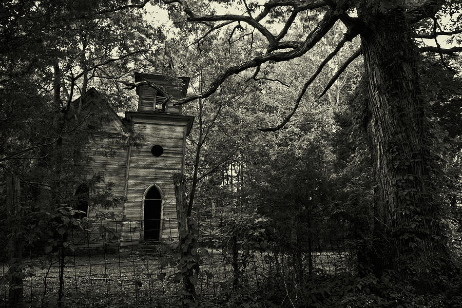 The Abandoned Church Photograph by George Taylor
