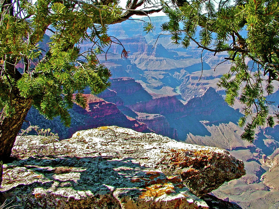 The Abyss on West Side of South Rim of Grand Canyon National Park-Arizona  #1 Photograph by Ruth Hager