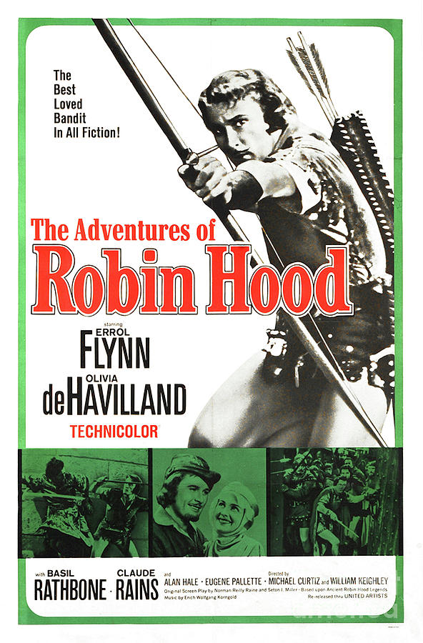 The Adventures Of Robin Hood - Errol Flynn #1 Photograph by Doc Braham