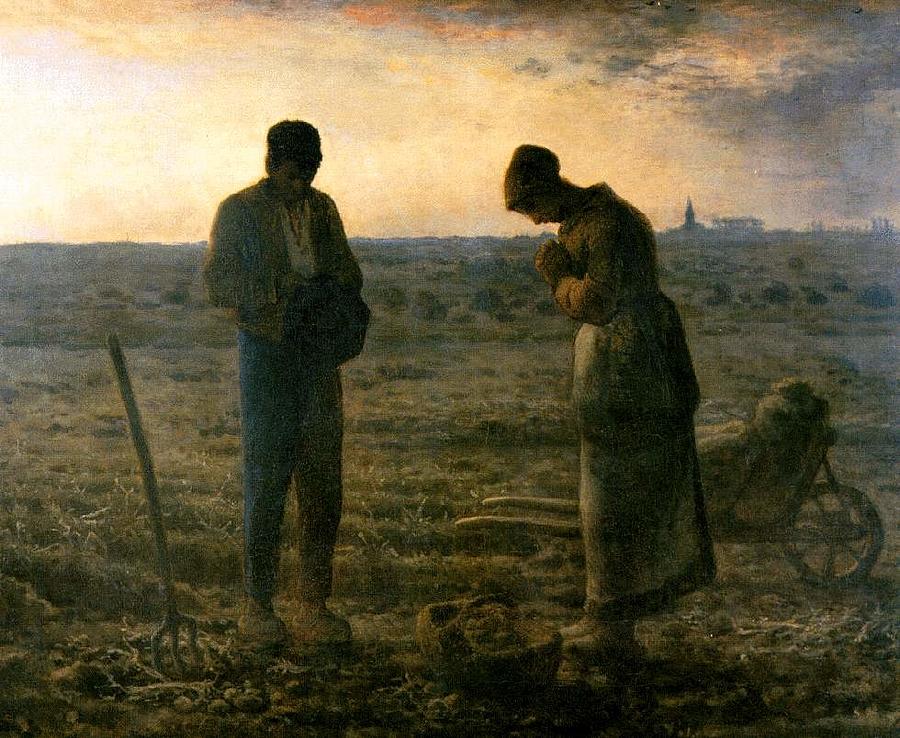 The Angelus Painting by Jean Francois Millet