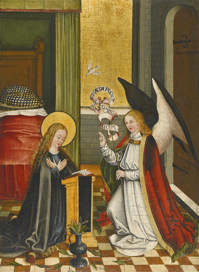 The Annunciation #2 Painting by South German School