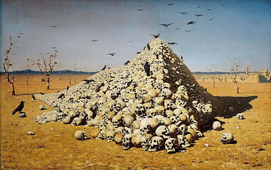The Apotheosis of War #1 Painting by Vasily Vereshchagin