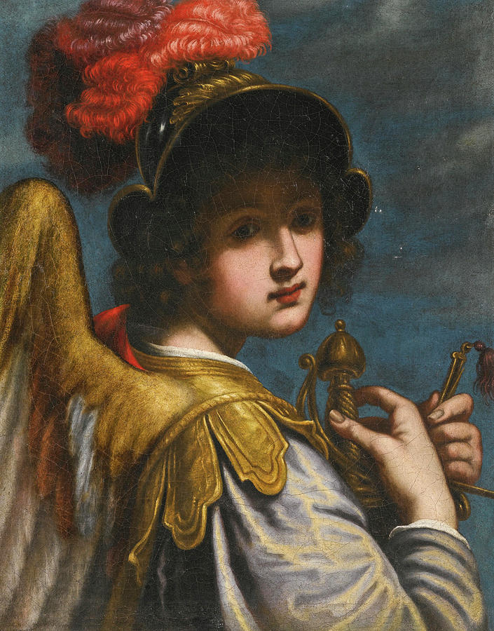 The Archangel Michael #1 Painting by Matteo Rosselli