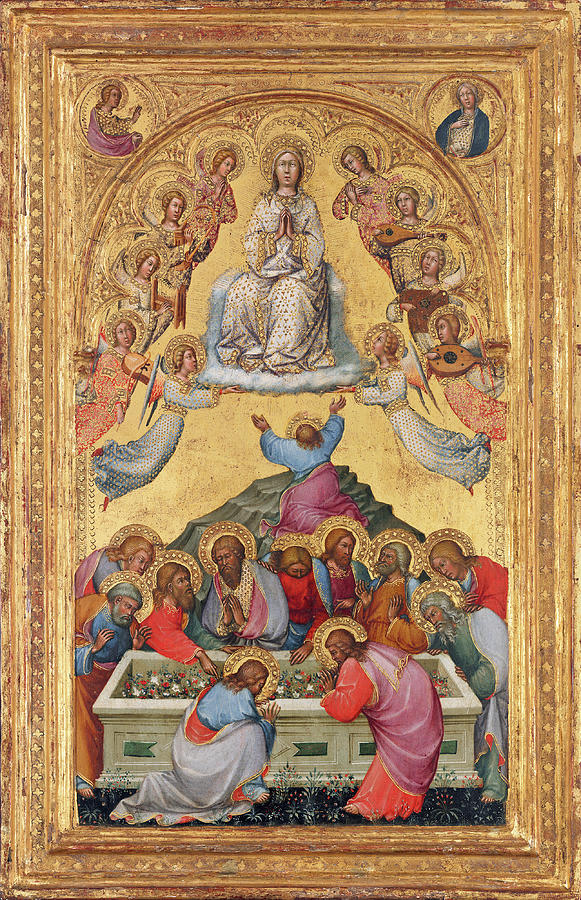 The Assumption of the Virgin #1 Painting by Paolo di Giovanni Fei