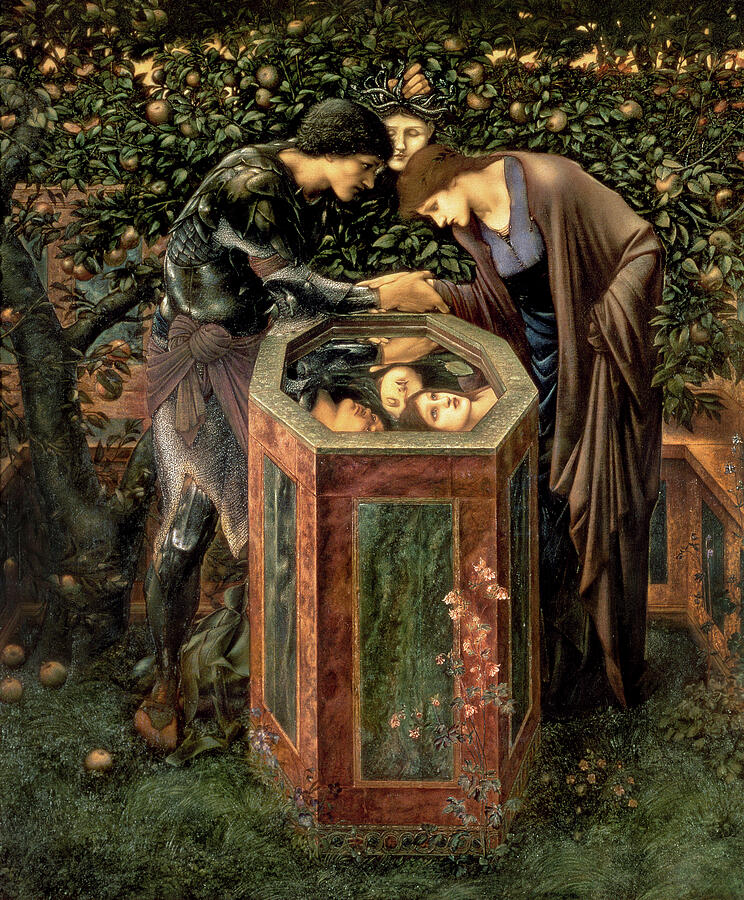 Tree Painting - The Baleful Head, from 1885 by Edward Burne-Jones
