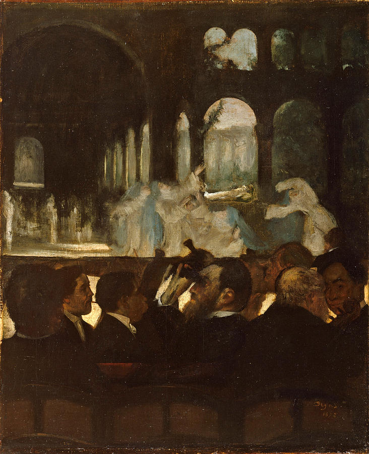 The Ballet from Robert le Diable #1 Painting by Edgar Degas