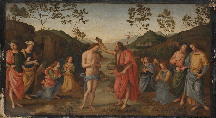 The Baptism Of Christ Painting by Pietro Perugino - Fine Art America