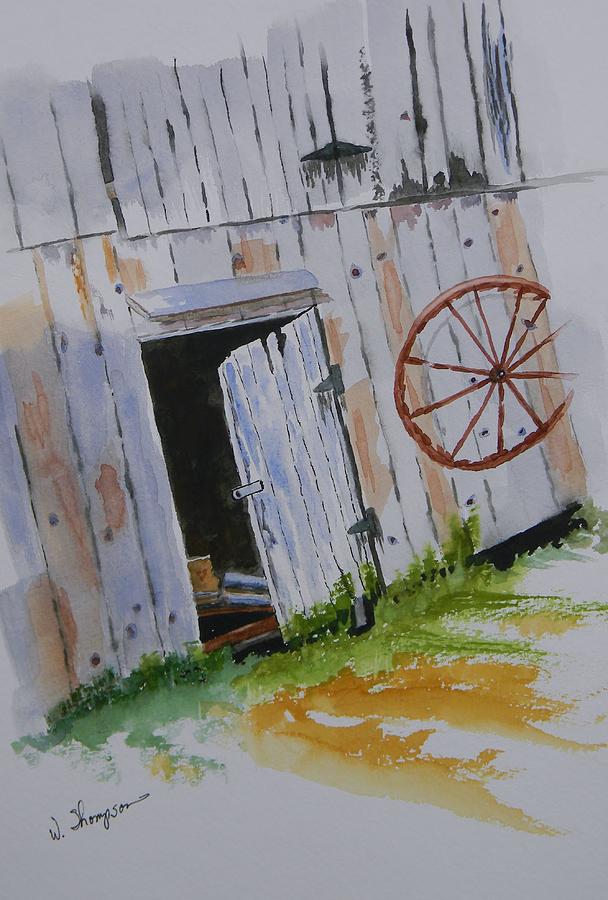 The Barn Door #2 Painting by Warren Thompson