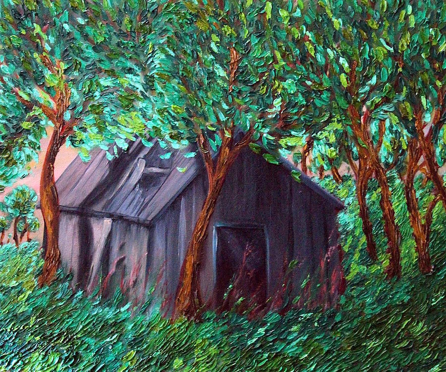 Tree Painting - The Barn #1 by Felix Concepcion