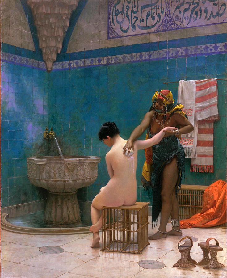The Bath #2 Painting by Jean-Leon Gerome