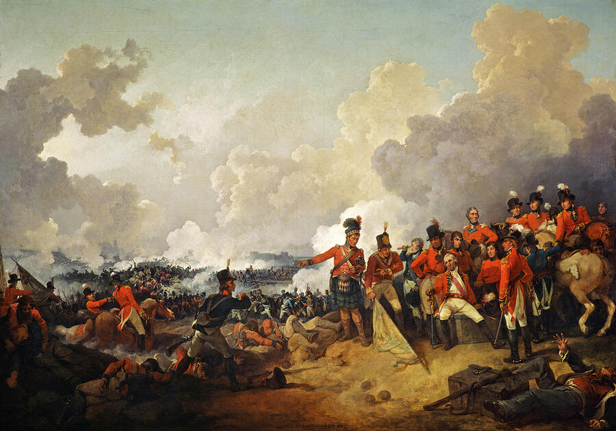 The Battle of Alexandria, 21 March 1801, from 1802 Painting by Philip James de Loutherbourg