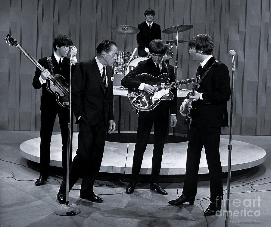 The Beatles American Debut On The Ed Sullivan Show Photograph By The Titanic Project 