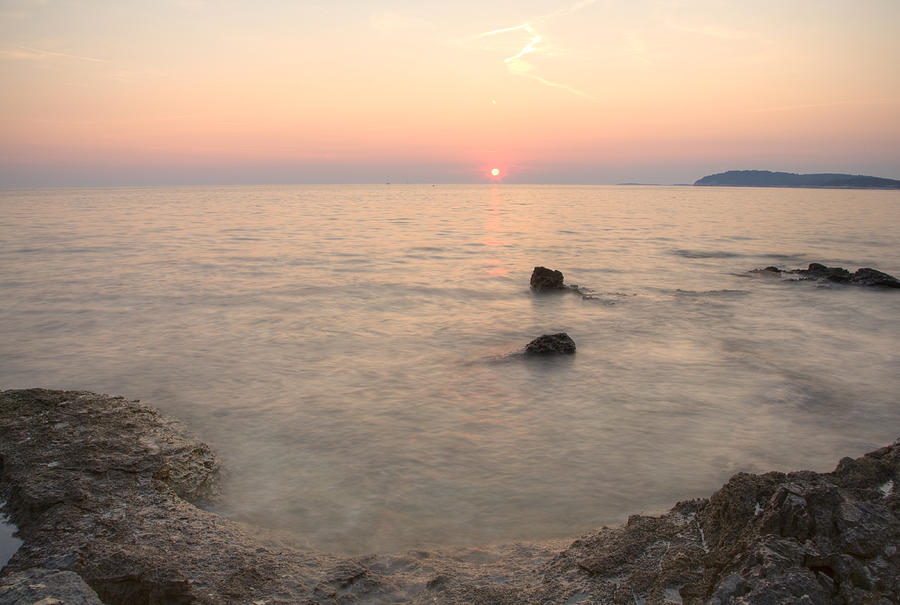 The beautiful Istrian coastline #1 Photograph by Ian Middleton