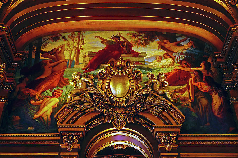 The Beauty Within The Palais Garnier In Paris, France #1 Photograph by Rick Rosenshein
