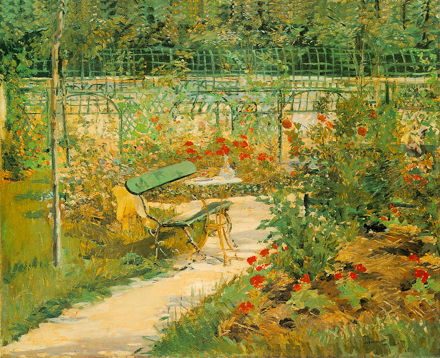 Edouard Manet Photograph - The Bench #2 by Edouard Manet