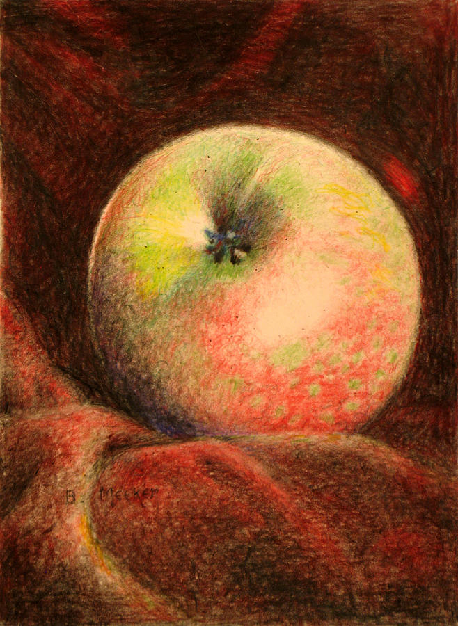 Apple Painting - The Big Apple #1 by Bill Meeker