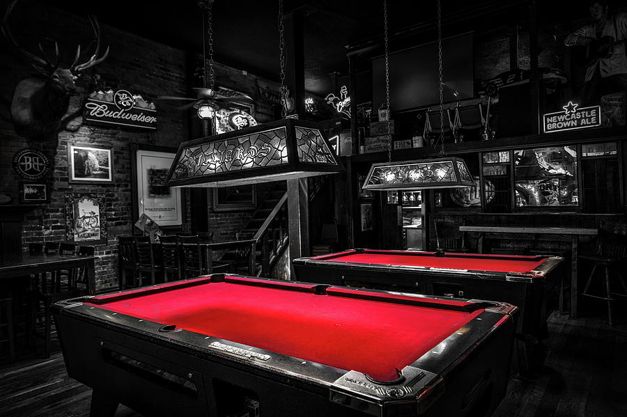 Sign Photograph - The Billiards Room #1 by Mountain Dreams