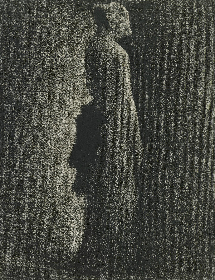 seurat conte crayon drawings